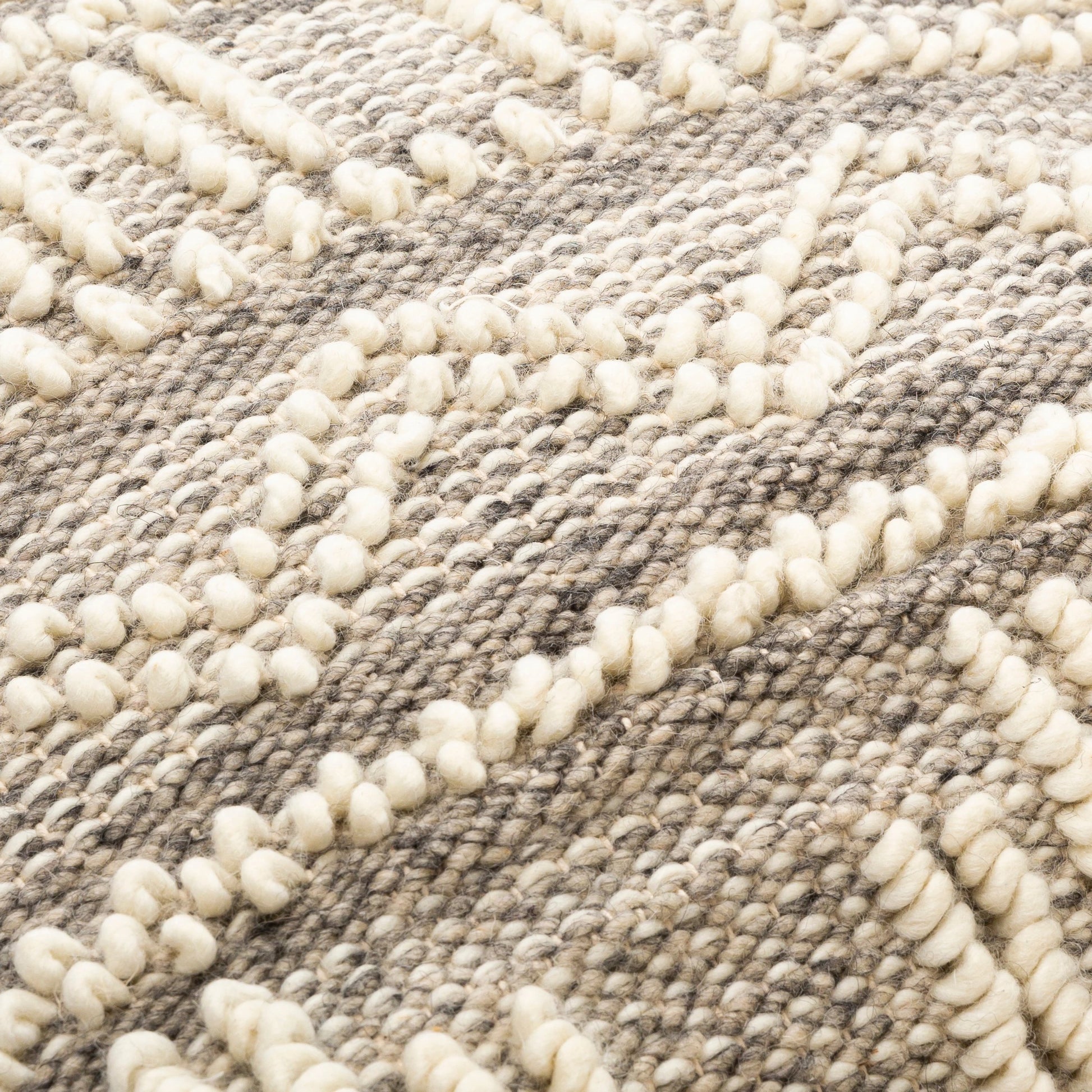 Faroe Pillow - 30053 by Livabliss in cream, khaki, black. Made from 70% wool, 30% cotton, 100% cotton in a eclectic & global style.