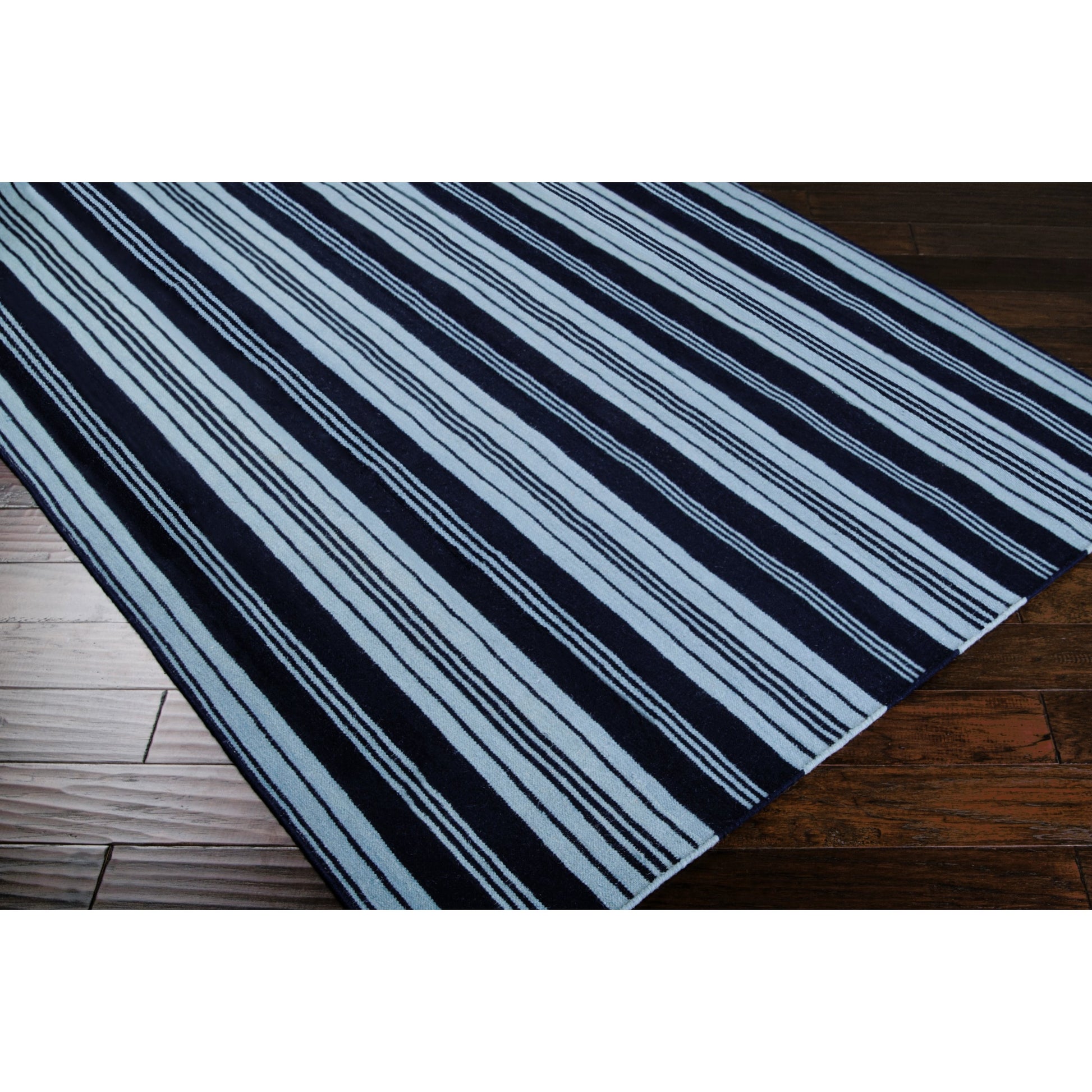 Farmhouse Stripes FAR-7000 Rug by Surya in beige, dark brown. Made from 100% wool in a unique style.