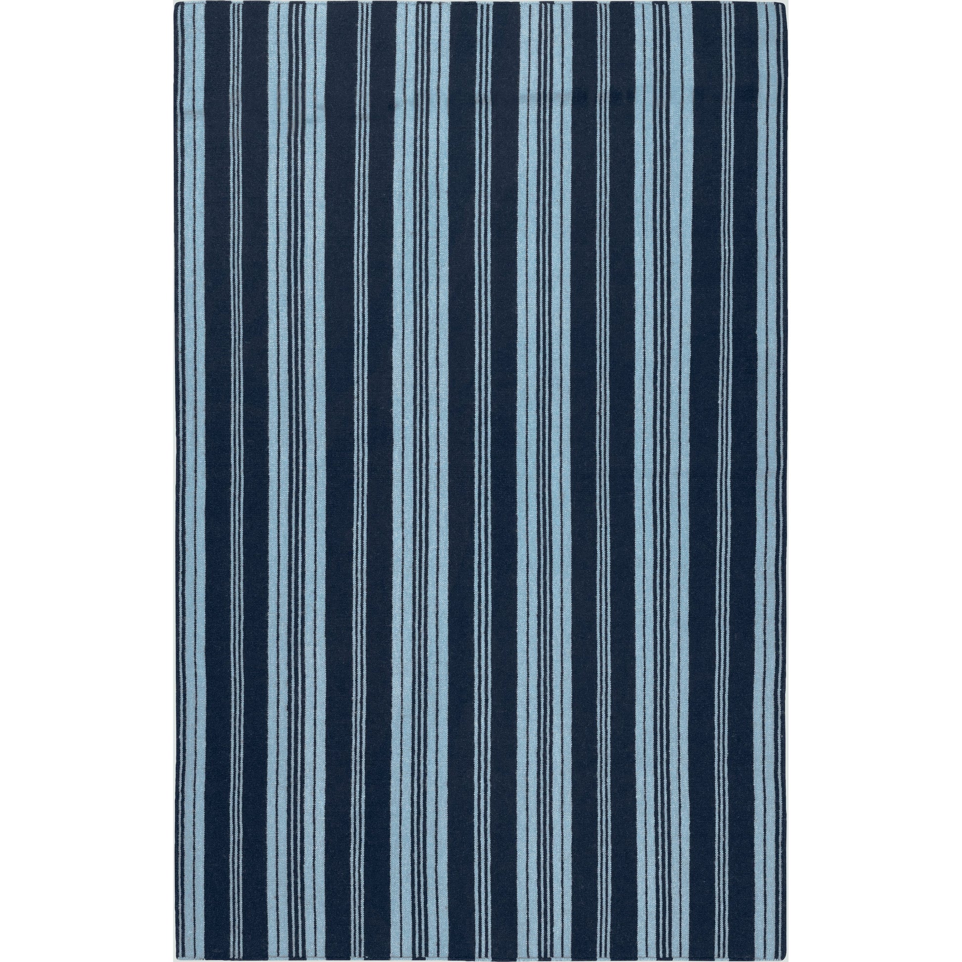 Farmhouse Stripes FAR-7000 Rug by Surya in beige, dark brown. Made from 100% wool in a unique style.