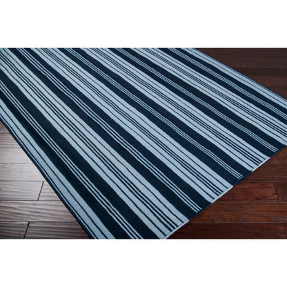 Farmhouse Stripes FAR-7000 Rug by Surya in beige, dark brown. Made from 100% wool in a unique style.