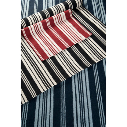Farmhouse Stripes FAR-7000 Rug by Surya in beige, dark brown. Made from 100% wool in a unique style.