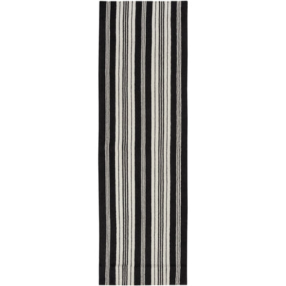 Farmhouse Stripes FAR-7000 Rug by Surya in beige, dark brown. Made from 100% wool in a unique style.