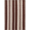 Beige, Dark Brown / 2' x 3'