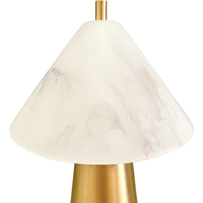 Farley Rechargeable Mini Table Lamp by Worlds Away in gold. Made from unique in a modern style.