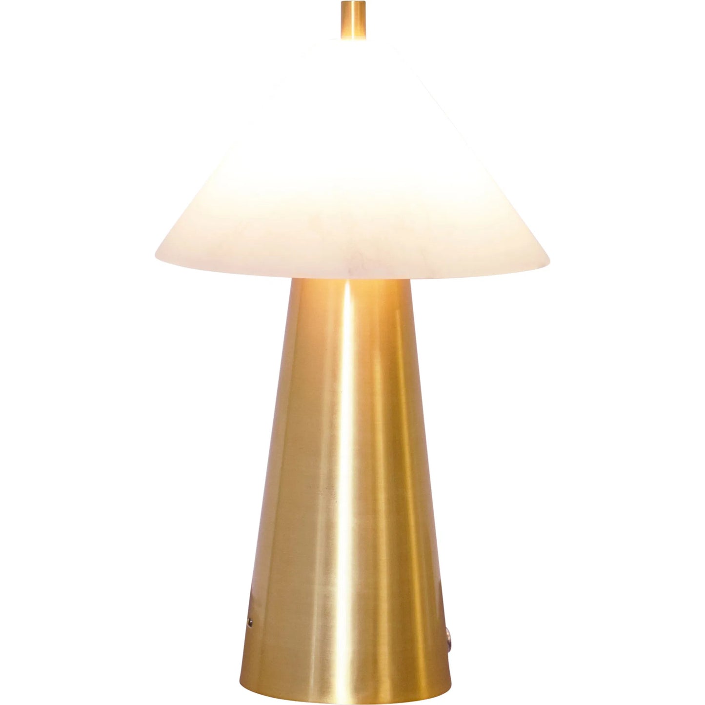 002 SI-2322938 | Primary Silo | Farley Rechargeable Mini Table Lamp by Worlds Away in gold. Made from unique in a modern style.
