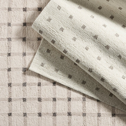 Form And Weave FAW01 Rug by Jaipur Living in ivory, white, tan, beige. Made from 100% wool in a unique style.