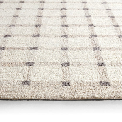 Form And Weave FAW02 Rug by Jaipur Living in ivory, white, tan, beige. Made from 100% wool in a unique style.