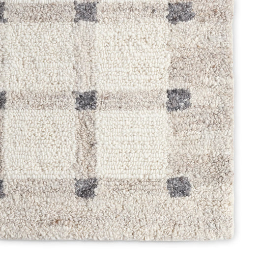 Form And Weave FAW02 Rug by Jaipur Living in ivory, white, tan, beige. Made from 100% wool in a unique style.