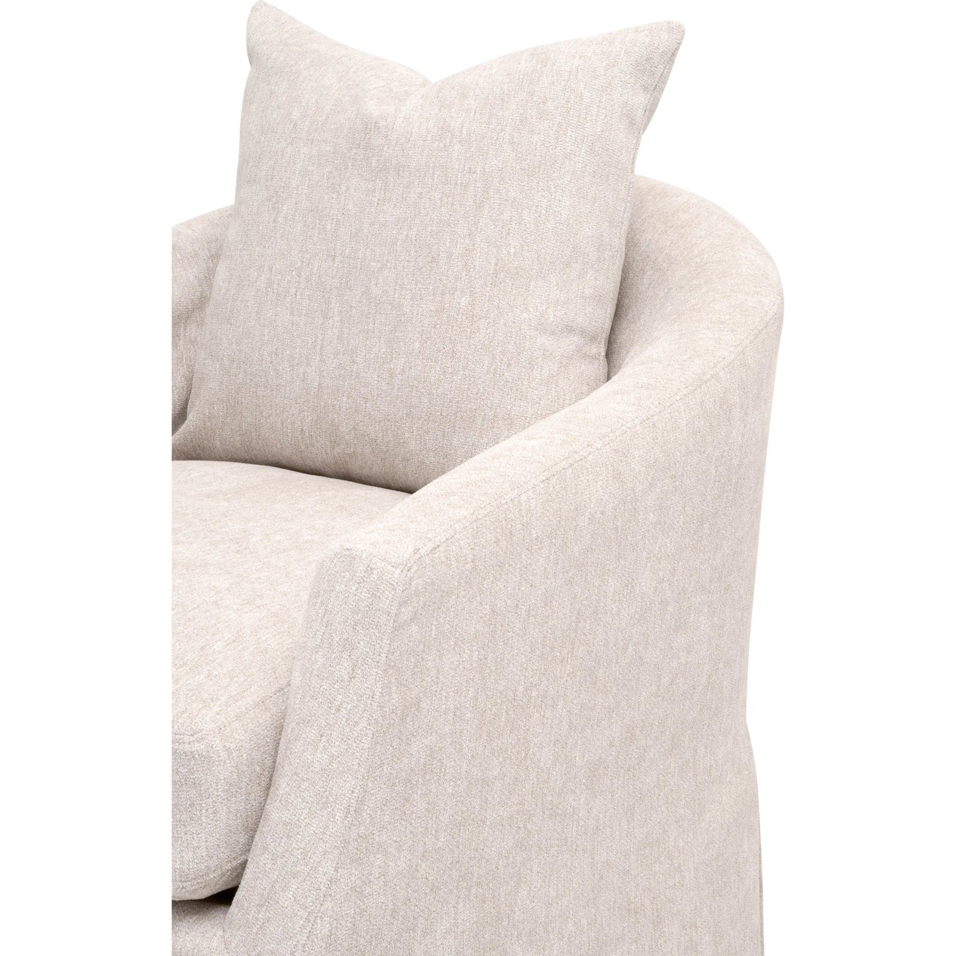 Faye Slipcover Swivel Club Chair by Essentials For Living. Made from unique in a transitional style.