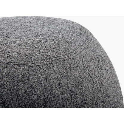 Faye Ottoman by Surya in gray. Made from polyester, plywood, polyester wrapped foam in a transitional style.