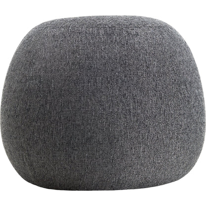 Faye Ottoman by Surya in gray. Made from polyester, plywood, polyester wrapped foam in a transitional style.