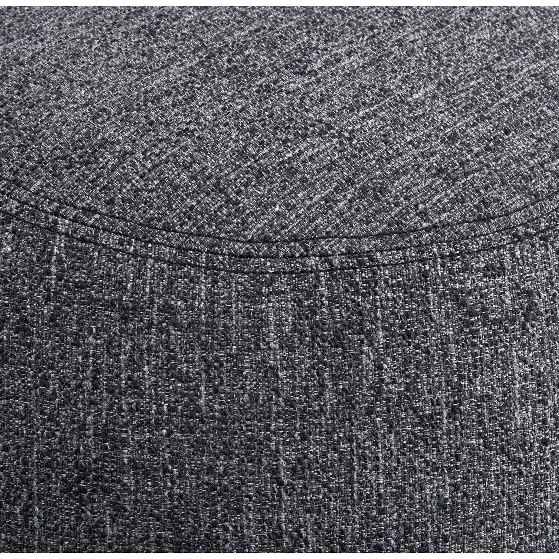 Faye Ottoman by Surya in gray. Made from polyester, plywood, polyester wrapped foam in a transitional style.