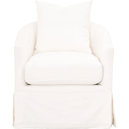 Faye Slipcover Swivel Club Chair by Essentials For Living. Made from unique in a transitional style.