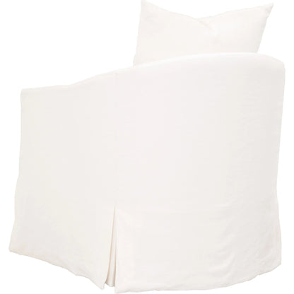 Faye Slipcover Swivel Club Chair by Essentials For Living. Made from unique in a transitional style.