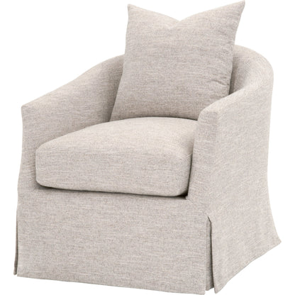 Faye Slipcover Swivel Club Chair by Essentials For Living. Made from unique in a transitional style.