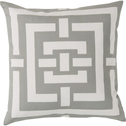 Circles & Squares Pillow - 13218 by Surya. Made from 100% cotton in a modern style.