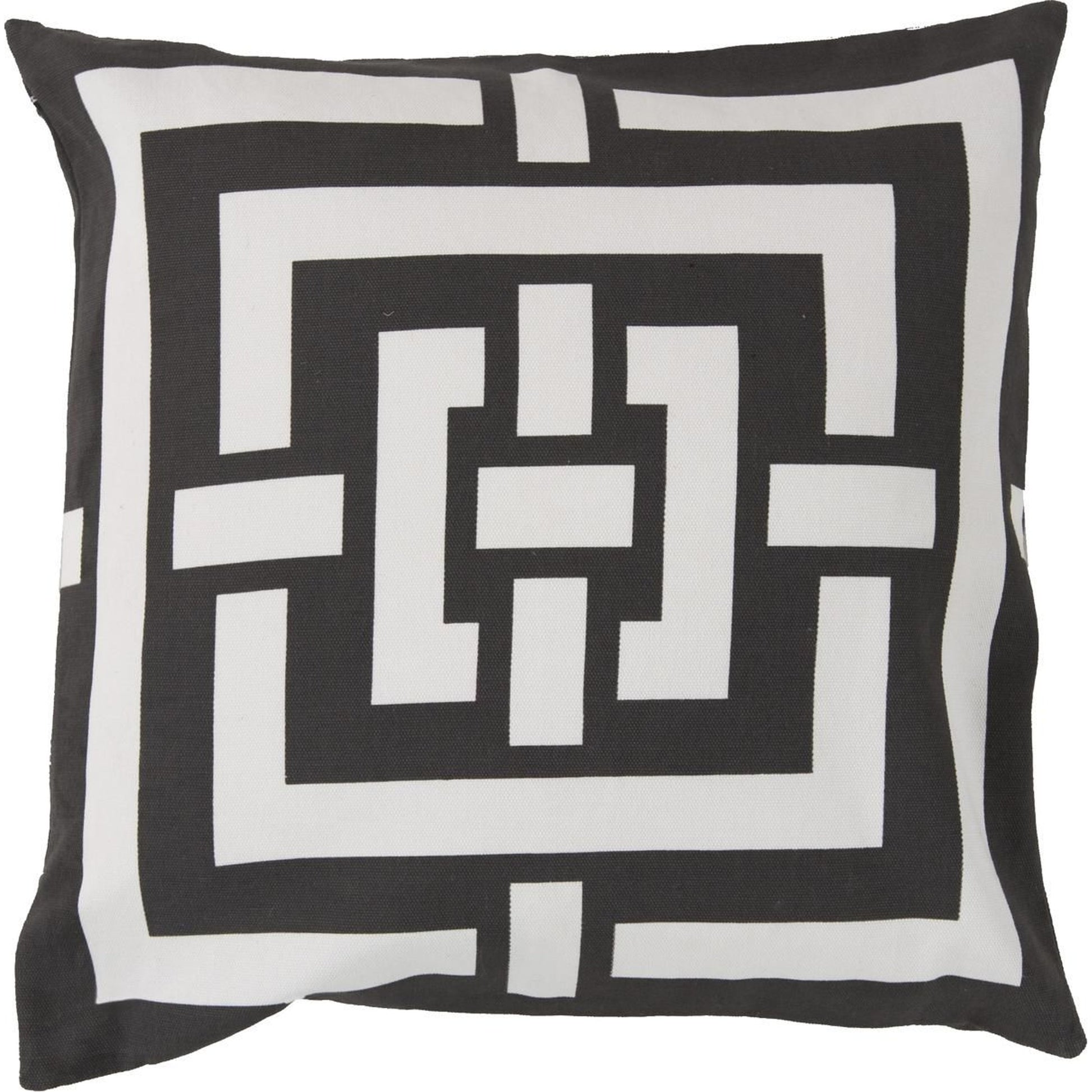 Circles & Squares Pillow - 13218 by Surya. Made from 100% cotton in a modern style.