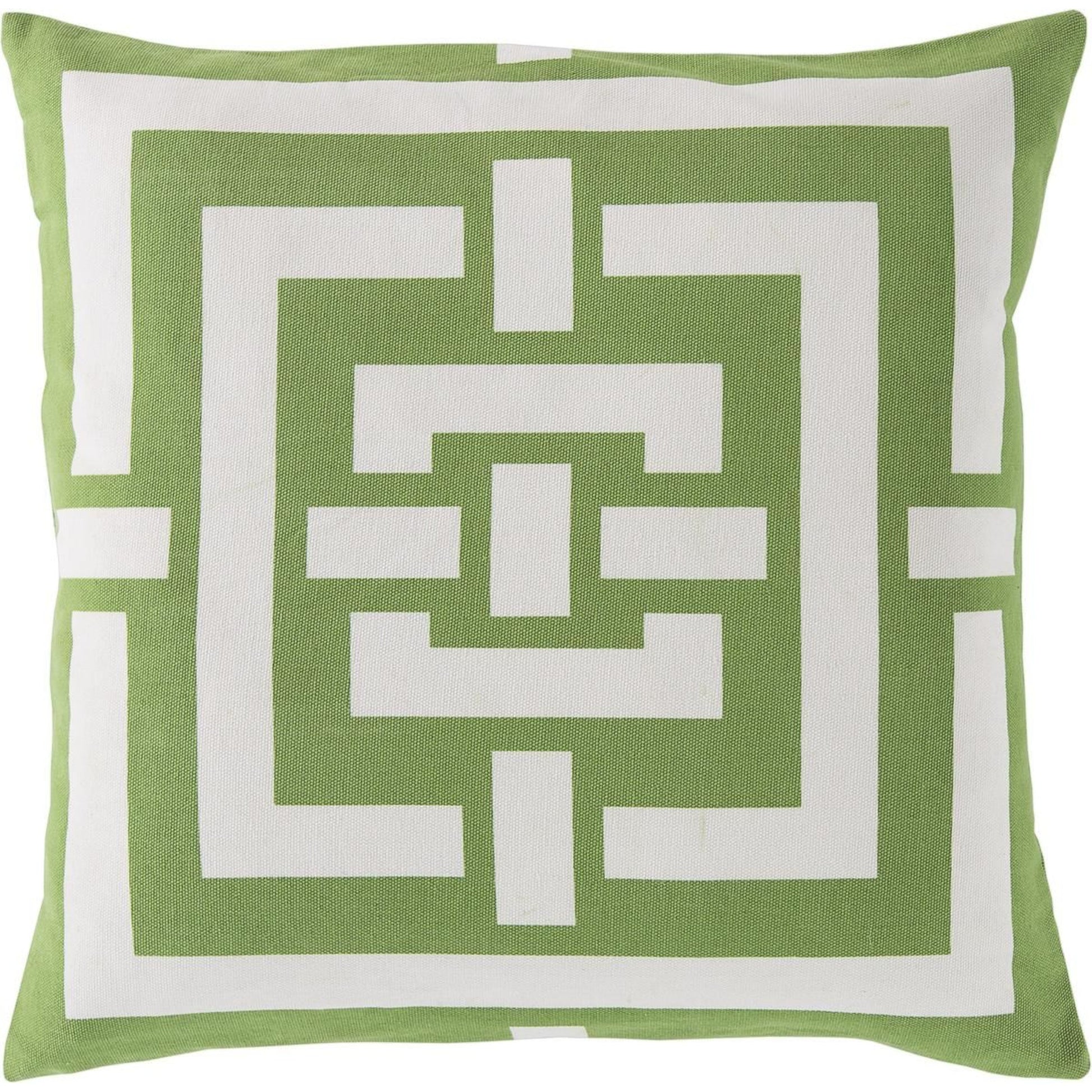 Circles & Squares Pillow - 13218 by Surya. Made from 100% cotton in a modern style.
