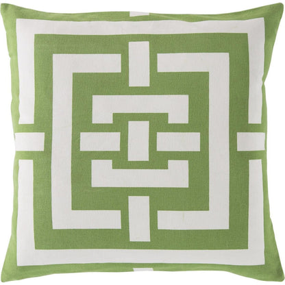 Circles & Squares Pillow - 13218 by Surya. Made from 100% cotton in a modern style.
