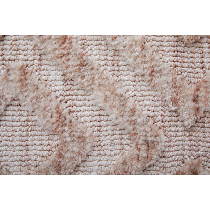 Colton Diamond Rug - 8792F by Feizy in pink, ivory. Made from polyester in a unique style.