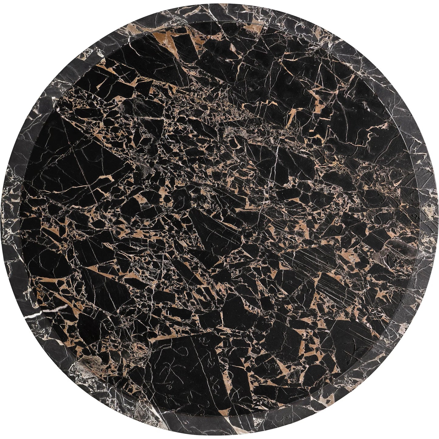 004 SI-2462638 | Additional Silo | Stone Ridge Round Marble Cocktail Table by Jonathan Charles in tully light acacia. Made from acacia veneer in a modern style.