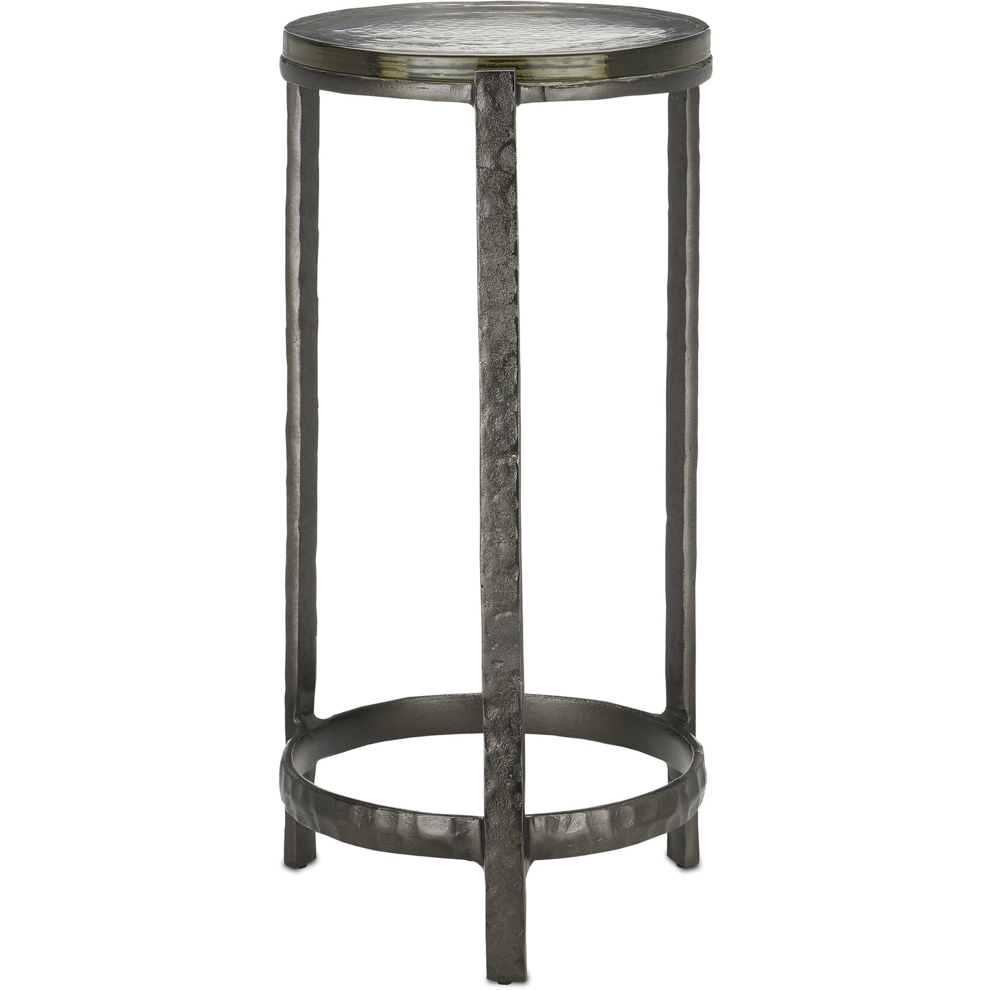 002 SI-2133829 | Primary Silo | Acea Drinks Table by Currey and Company. Made from cast aluminum, cast glass in a modern style.