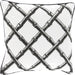 Bamboo Lattice Pillow - 13103 by Surya. Made from cotton in a modern style.