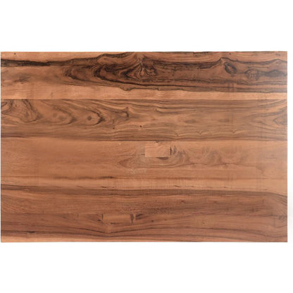 Madrid Modern Natural Teak Wood Coffee Table by World Interiors in brown and natural. Made from reclaimed hardwood in a unique style.