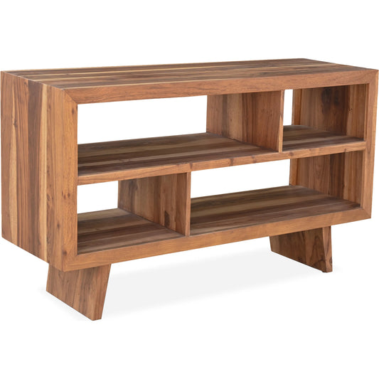 Madrid 54" Sideboard Natural Teak by World Interiors in brown and natural. Made from reclaimed hardwood in a unique style.