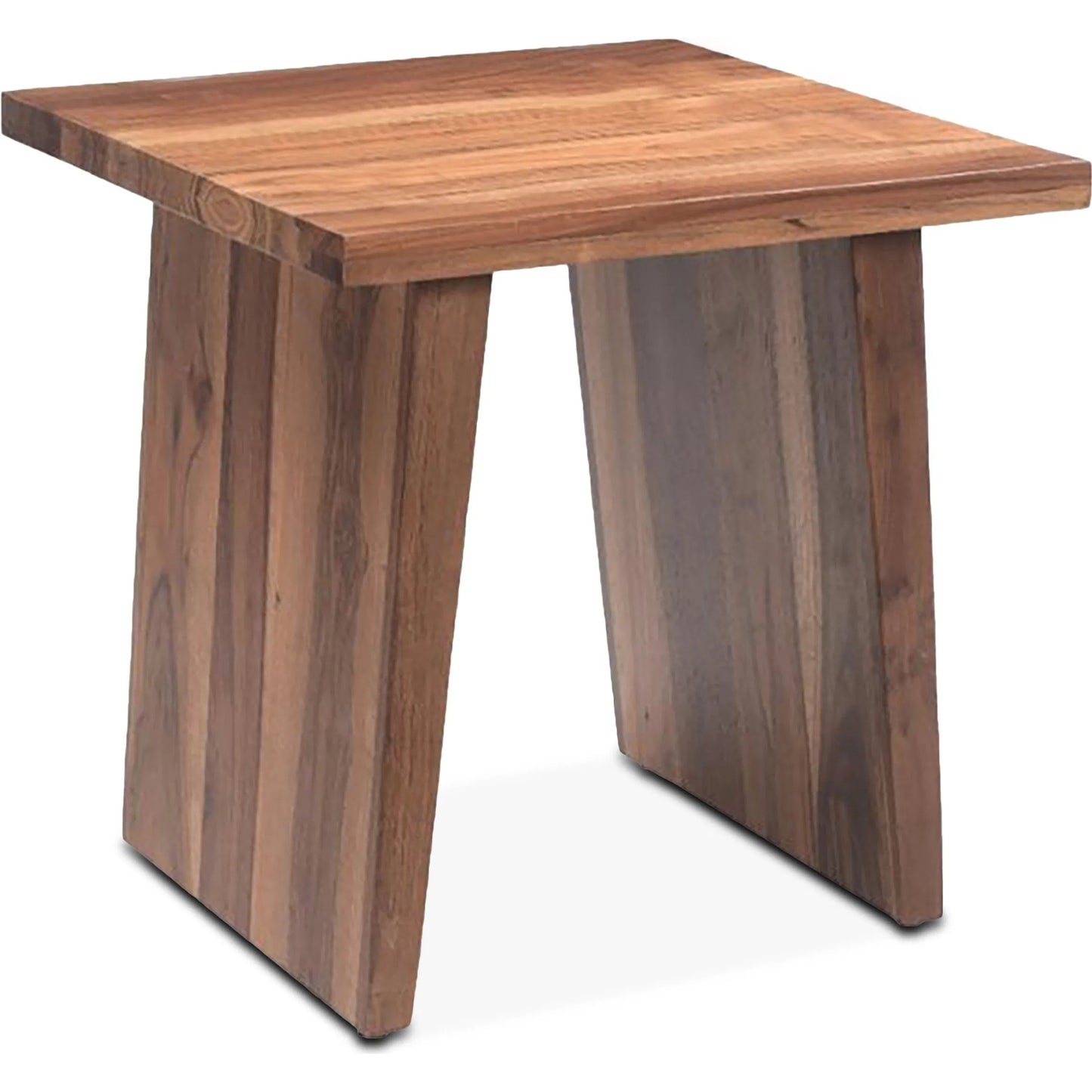 001 SI-2242939 | Primary Silo | Madrid Modern Natural Teak Wood Side Table by World Interiors in brown and natural. Made from reclaimed hardwood in a unique style.