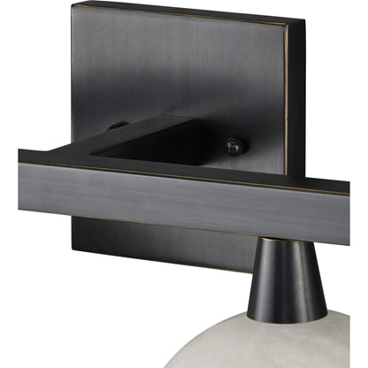 Bombelles Bath Bar by Currey and Company. Made from metal, alabaster in a modern style.