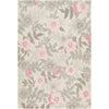 Soft Gray, Blush Pink, Cream, Dusty Rose, Taupe / 2' x 3'