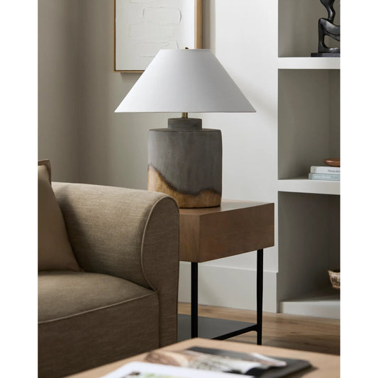 Furbara 556637 Lighting by Surya in paintedplated. Made from ceramic, linen, plastic, iron in a unique style.