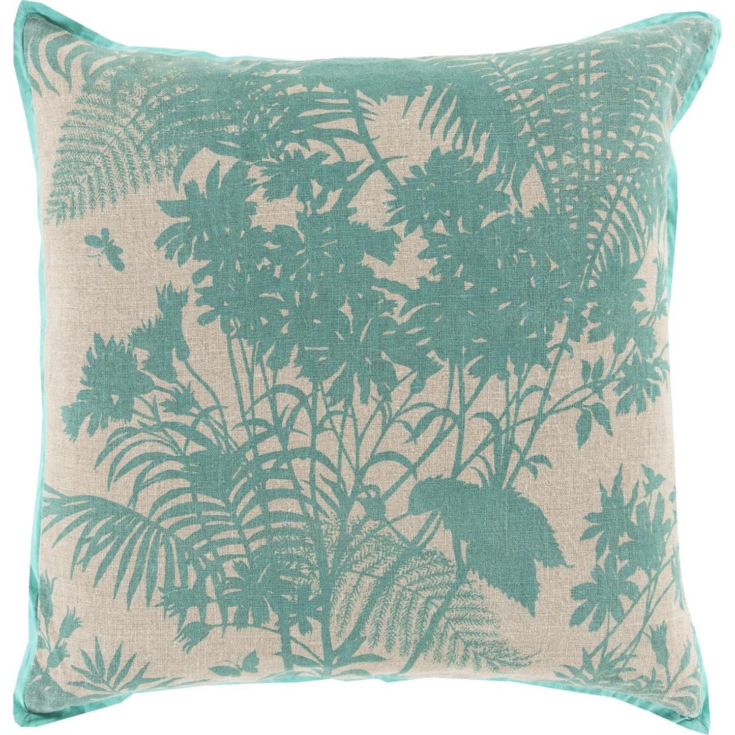 001 O-SURYA-FBS001-2020D,O-SURYA-FBS001-2020P | Primary Silo | Shadow Floral Pillow - 13393 by Surya. Made from 90% cotton, 10% linen in a traditional style.