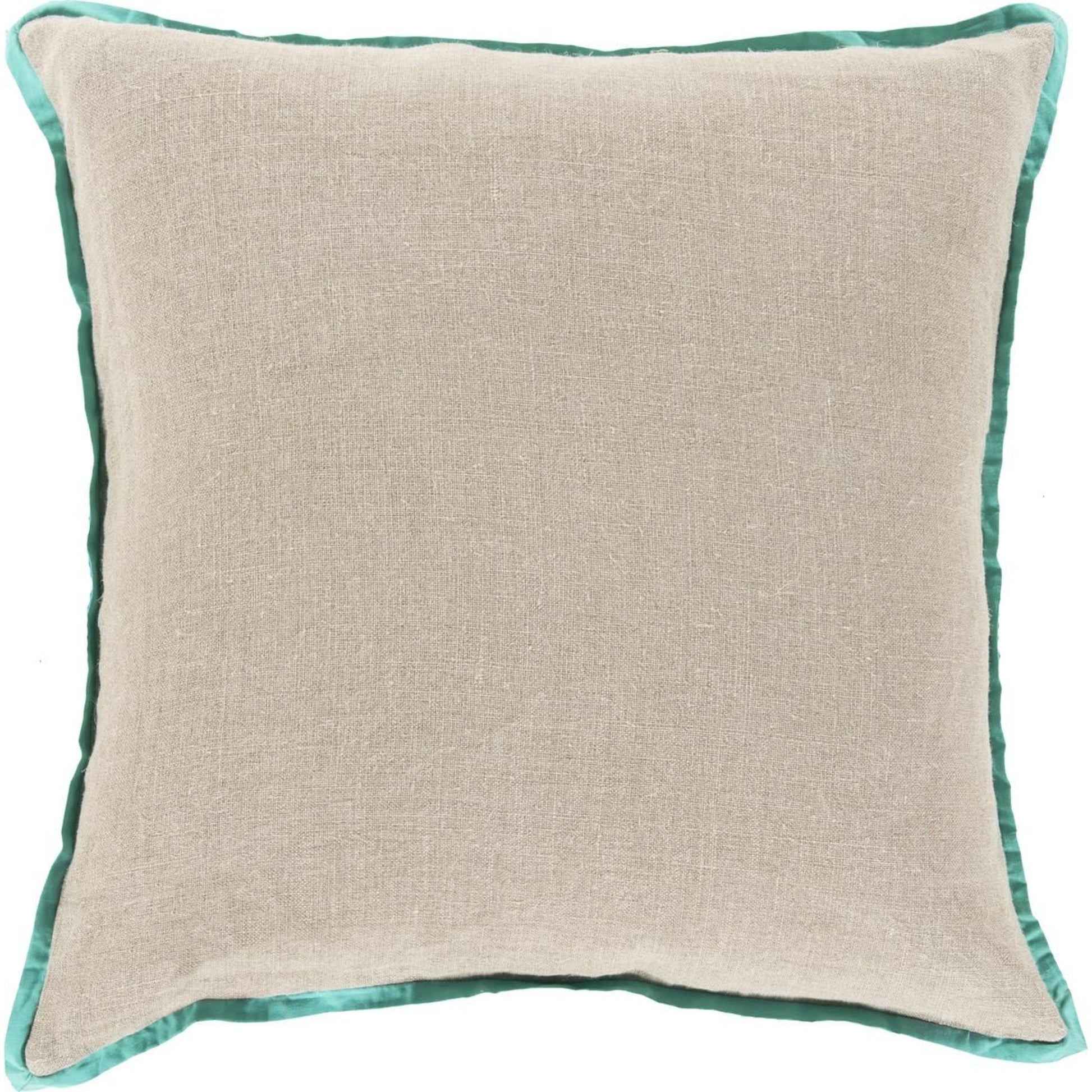 Shadow Floral Pillow - 13393 by Surya. Made from 90% cotton, 10% linen in a traditional style.