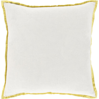 Shadow Floral Pillow - 13393 by Surya. Made from 90% cotton, 10% linen in a traditional style.