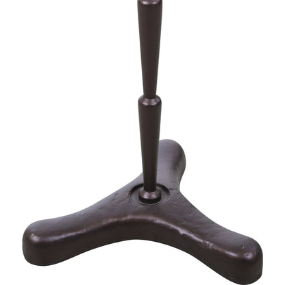Harbor 15" Accent Table by World Interiors in black, gray and powder coated black. Made from marble iron in a modern style.