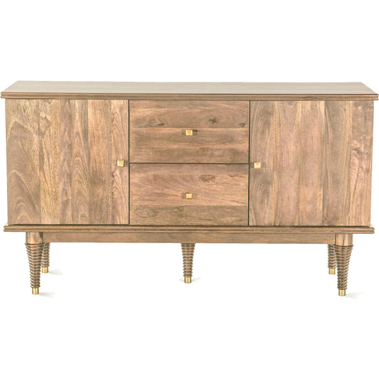 Provence Sideboard by World Interiors in brown and natural. Made from mango wood in a unique style.
