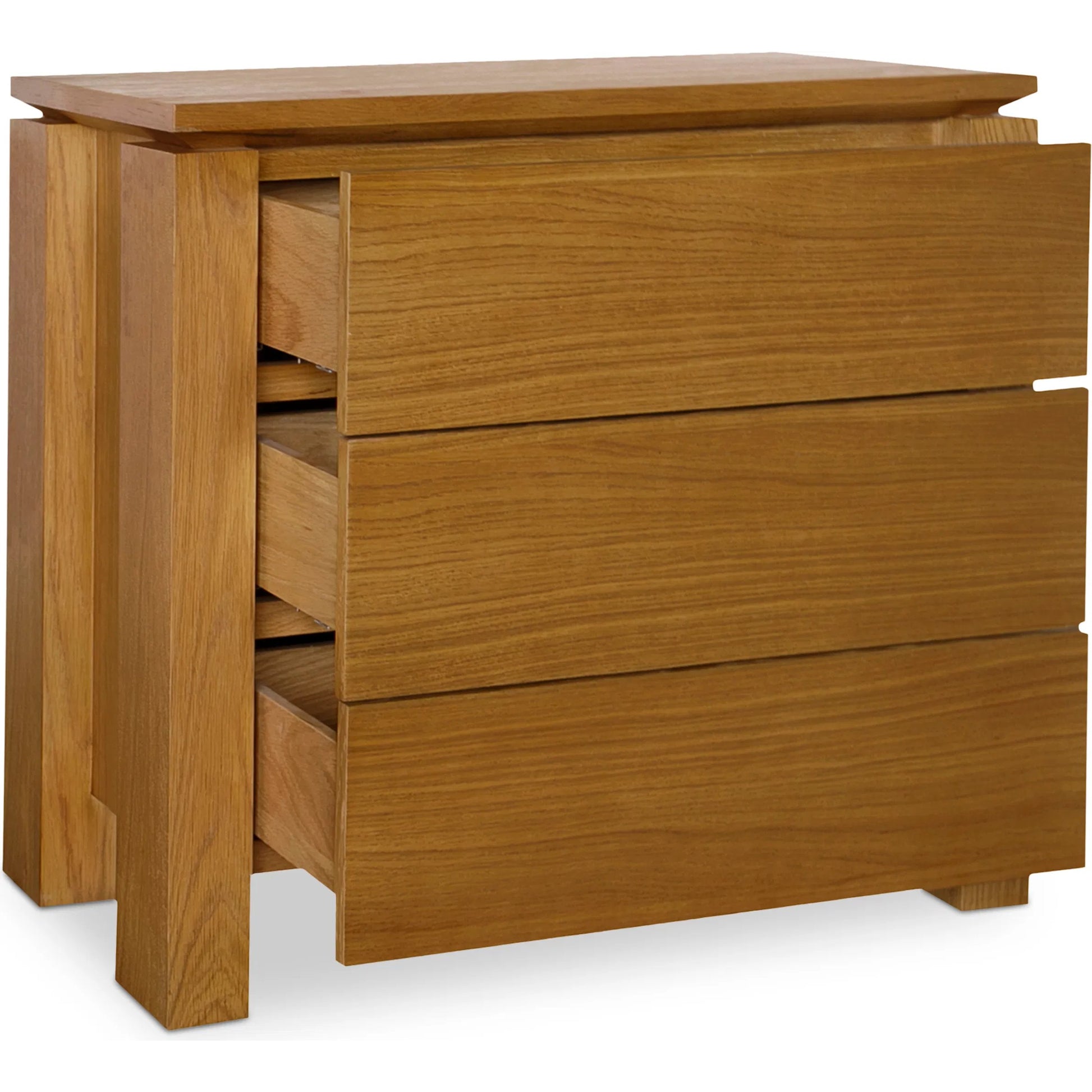 Brook Chest by Moe's Home Collection in country oak. Made from fsc solid oak leg, fsc oak veneer over mdf, undermount glides in a transitional style.