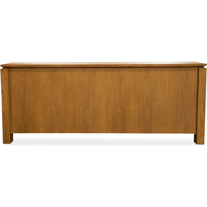 Brook Sideboard by Moe's Home Collection in country oak. Made from fsc solid oak leg, fsc oak veneer over mdf in a transitional style.