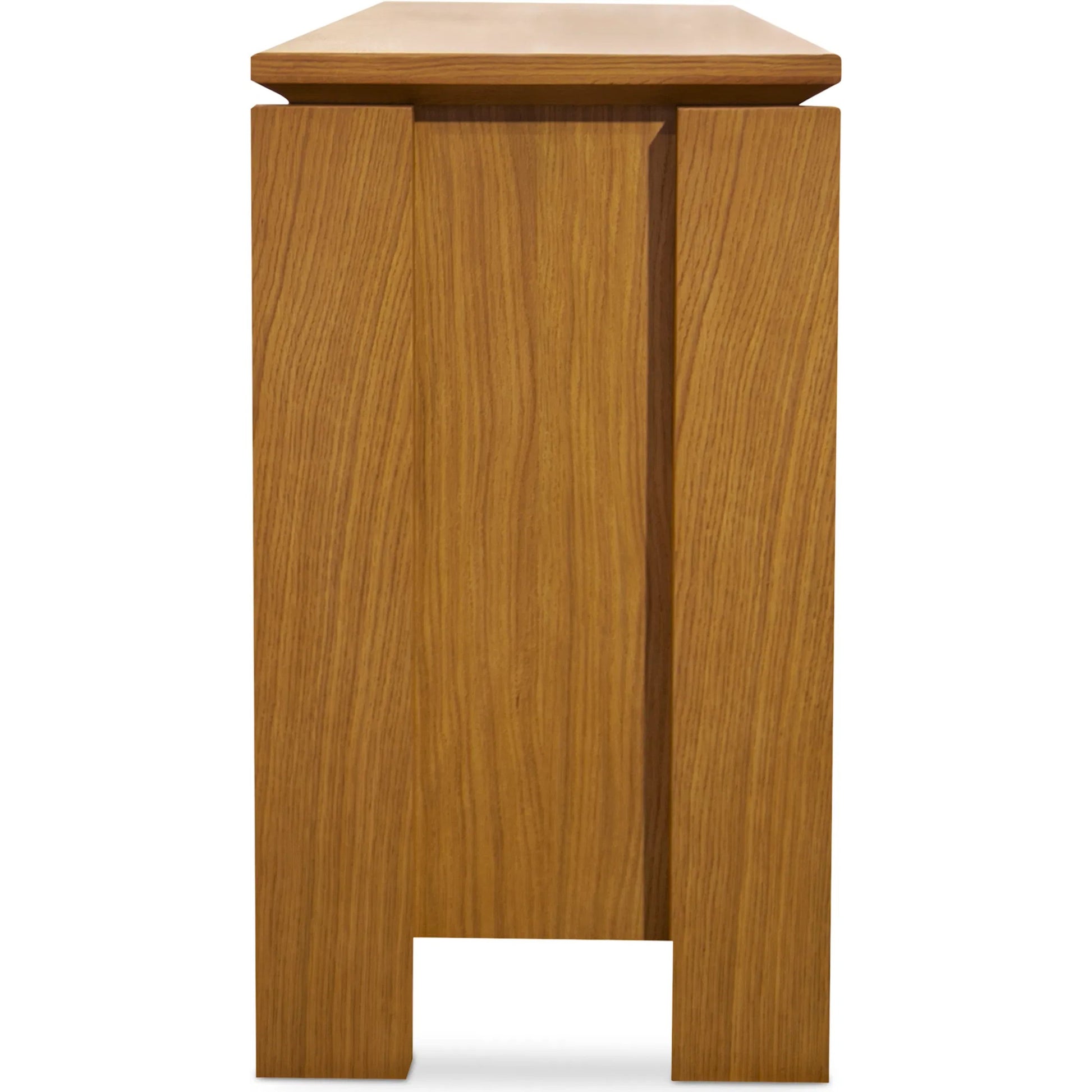 Brook Sideboard by Moe's Home Collection in country oak. Made from fsc solid oak leg, fsc oak veneer over mdf in a transitional style.