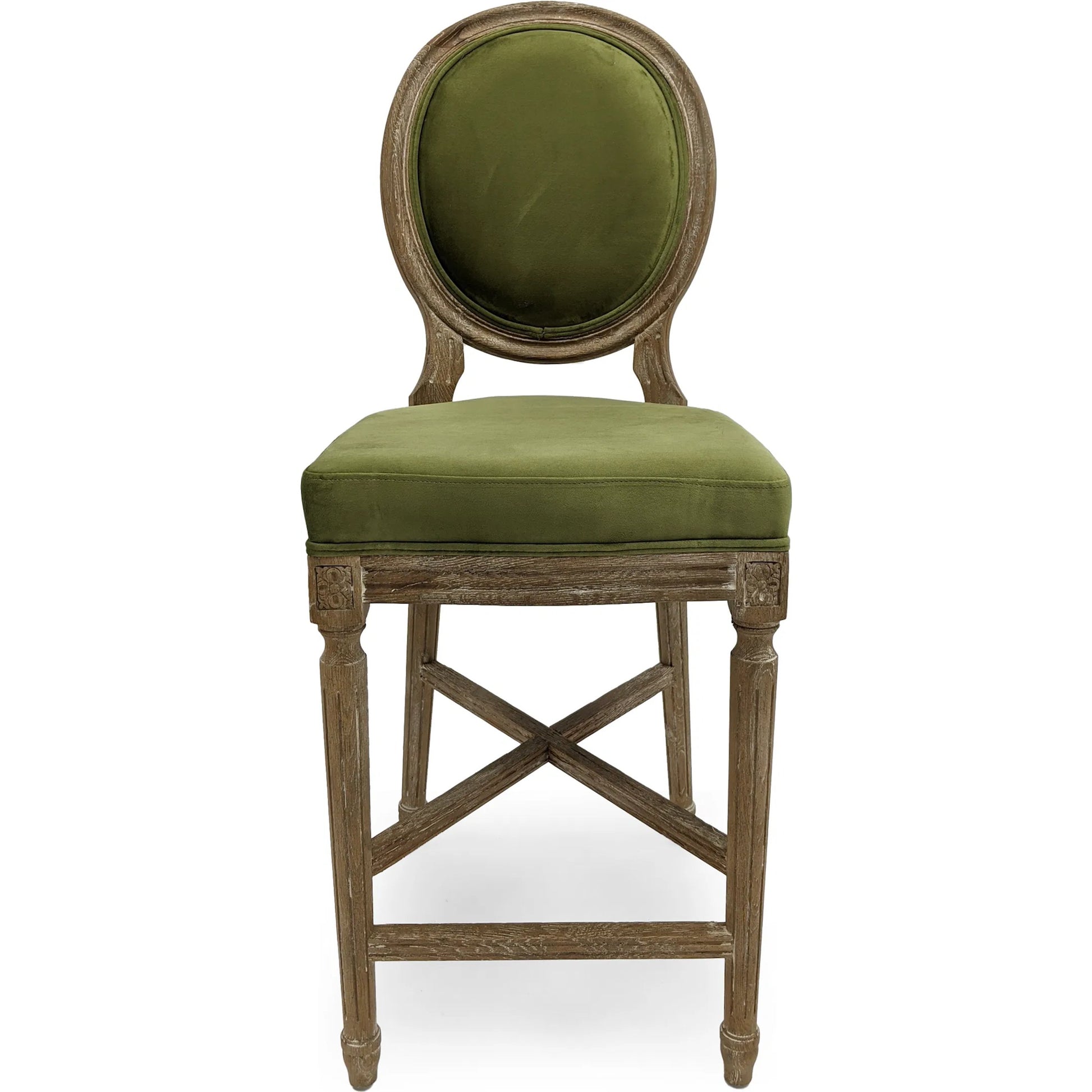 Medallion Counter Stool by Zentique. Made from unique in a traditional style.