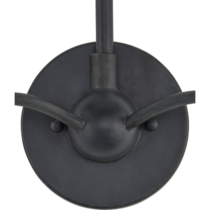 Saxon Double-Light Wall Sconce by Currey and Company. Made from unique in a modern style.
