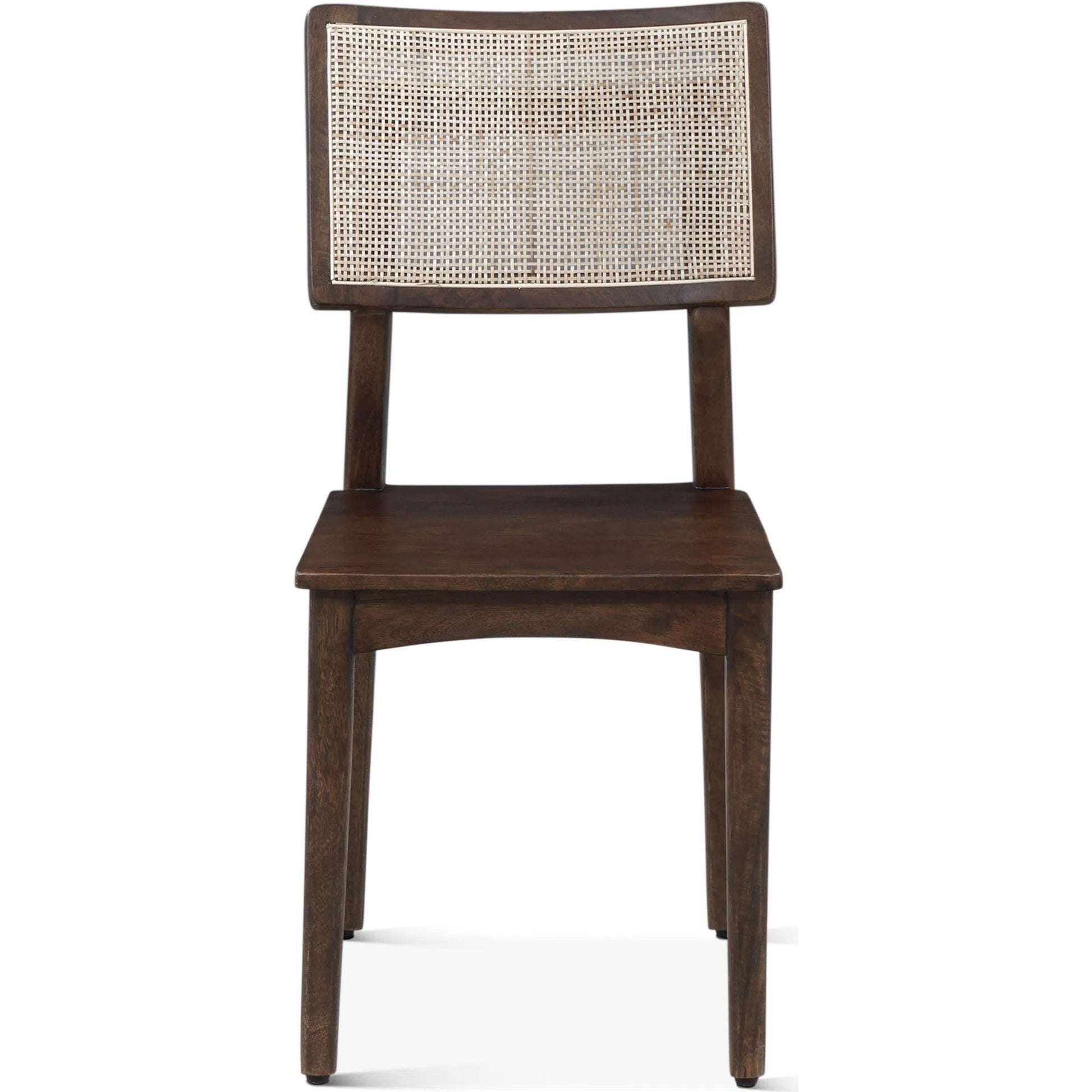 Calabasas Dining Chair by World Interiors. Made from mango wood, cane in a transitional style.