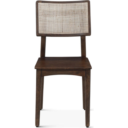 Calabasas Dining Chair by World Interiors. Made from mango wood, cane in a transitional style.
