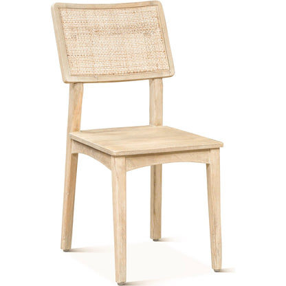 Calabasas Dining Chair by World Interiors. Made from mango wood, cane in a transitional style.