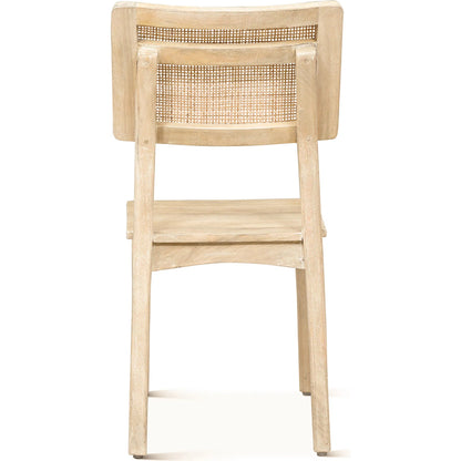Calabasas Dining Chair by World Interiors. Made from mango wood, cane in a transitional style.