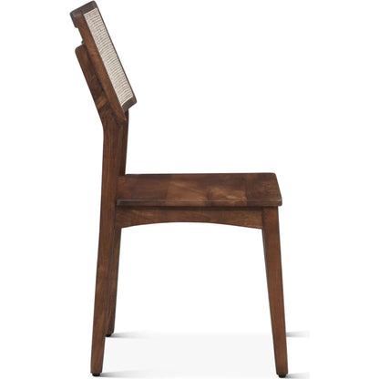 Calabasas Dining Chair by World Interiors. Made from mango wood, cane in a transitional style.