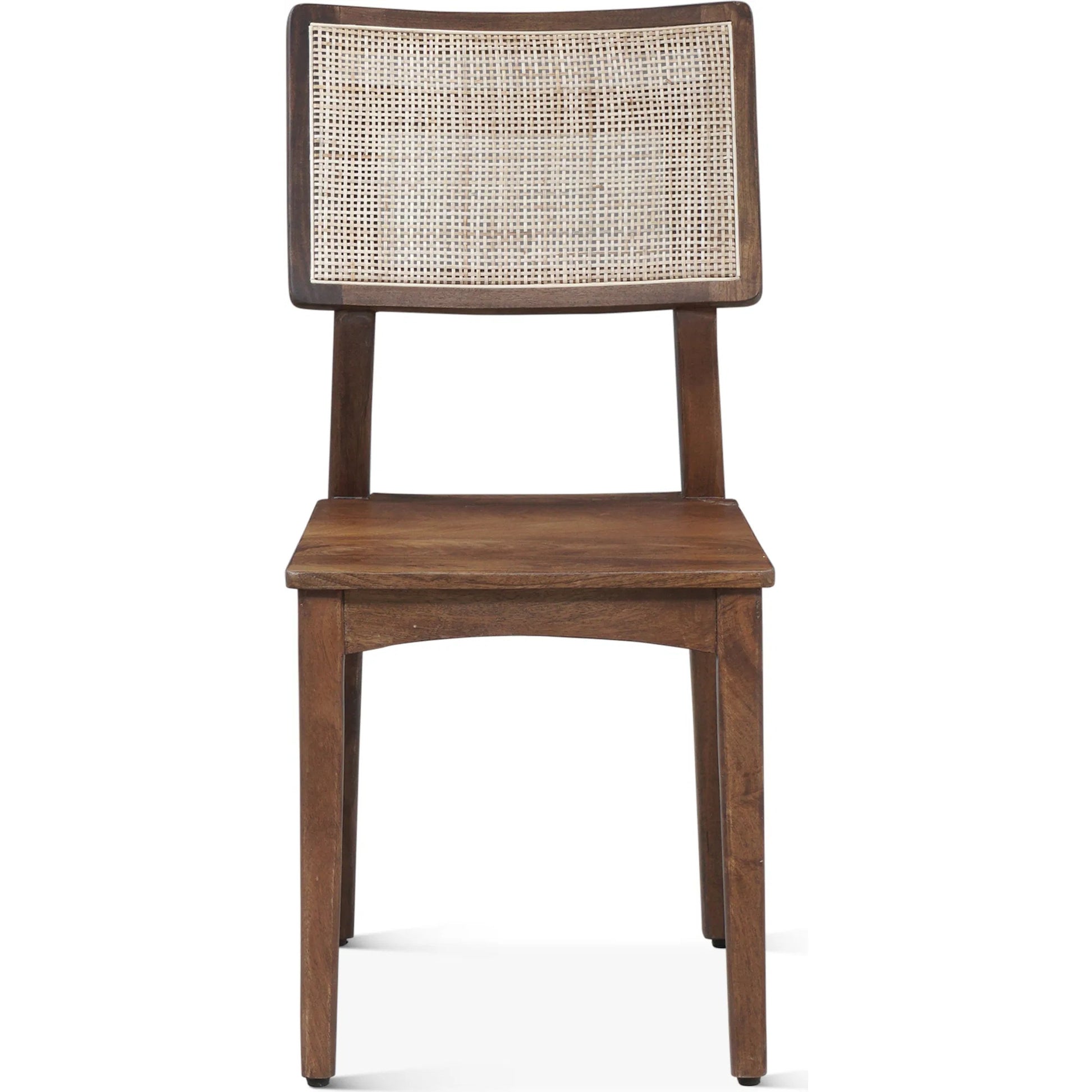 Calabasas Dining Chair by World Interiors. Made from mango wood, cane in a transitional style.