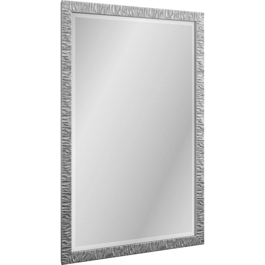 Silver Mirage Mirror by Caracole in silver and brushed stainless. Made from metal, wood or resin in a unique style.